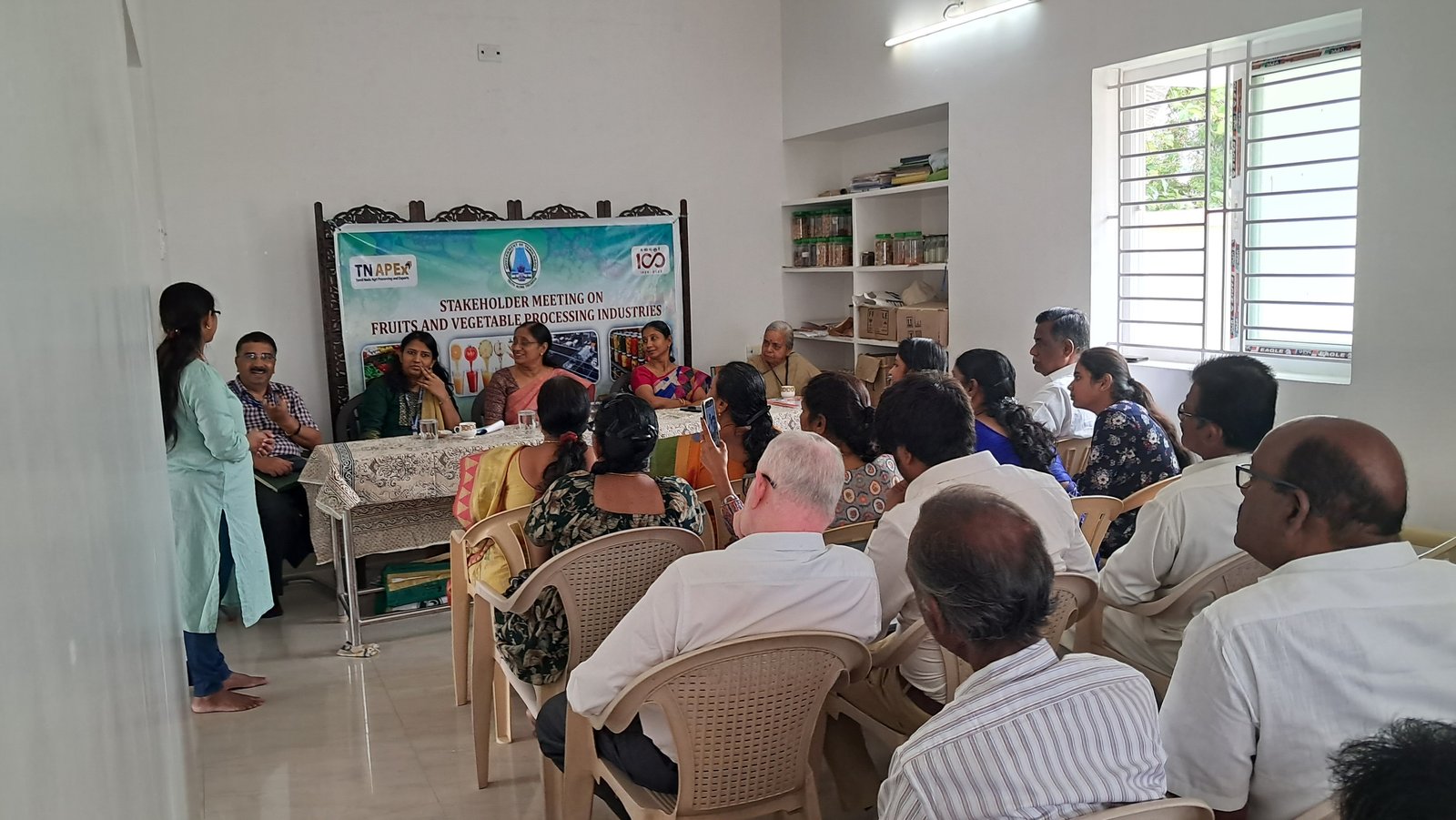 Food processing training session